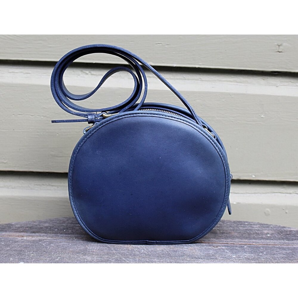 Coach Vintage - Chester Canteen Bag 9901 in Navy, USA 1980s, 90s + Hangtag - Picture 12 of 15